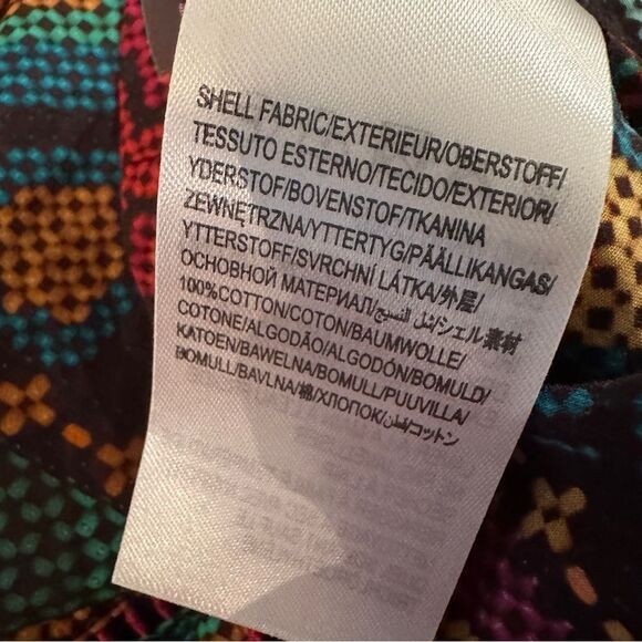 Farm Rio Multi Geometric Flutter Sleeve Blouse - Picture 8 of 8